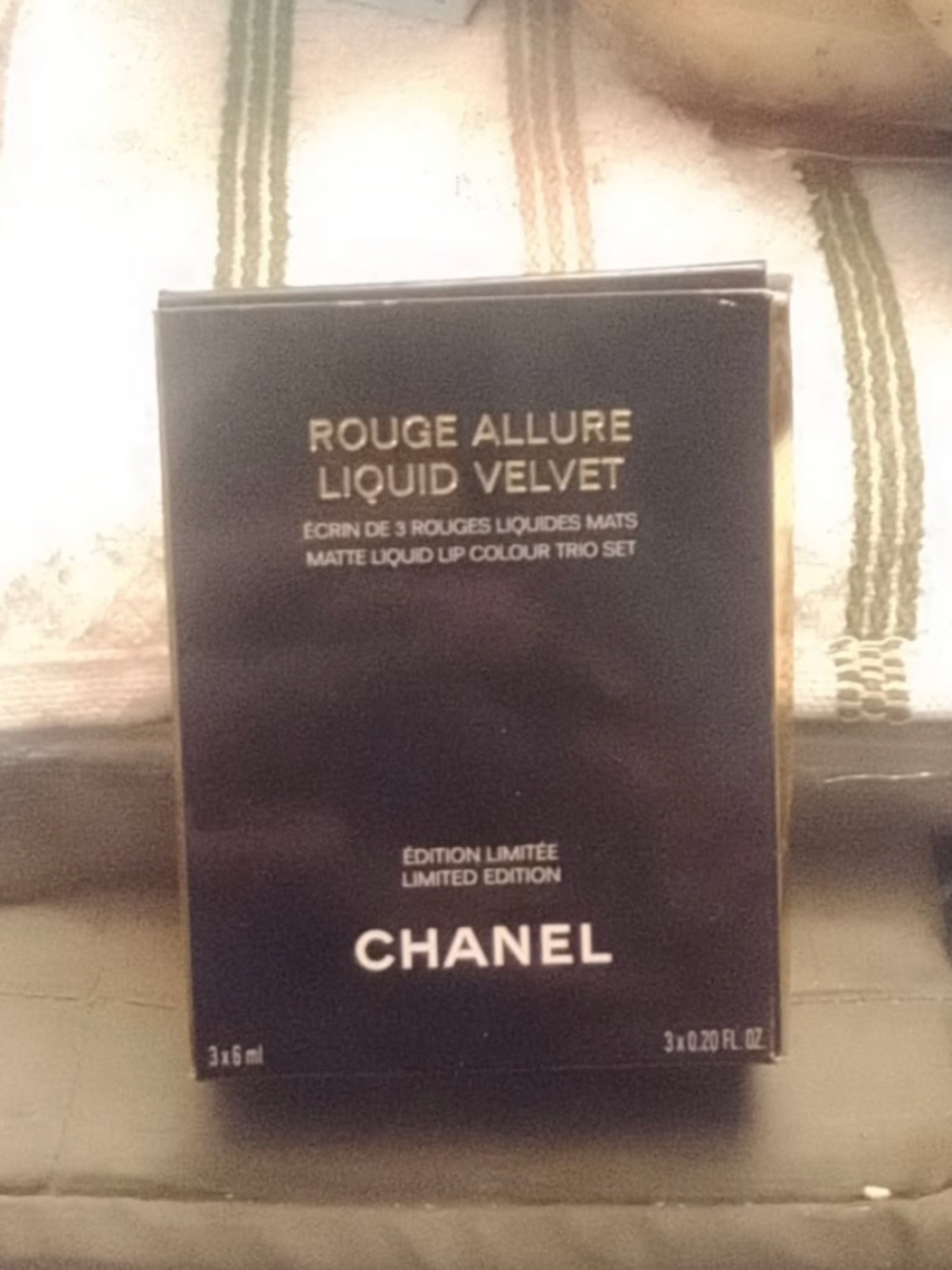 Chanel Limited Edition Rouge Allure Liquid Velvet Matte Liquid Lip Trio Set.